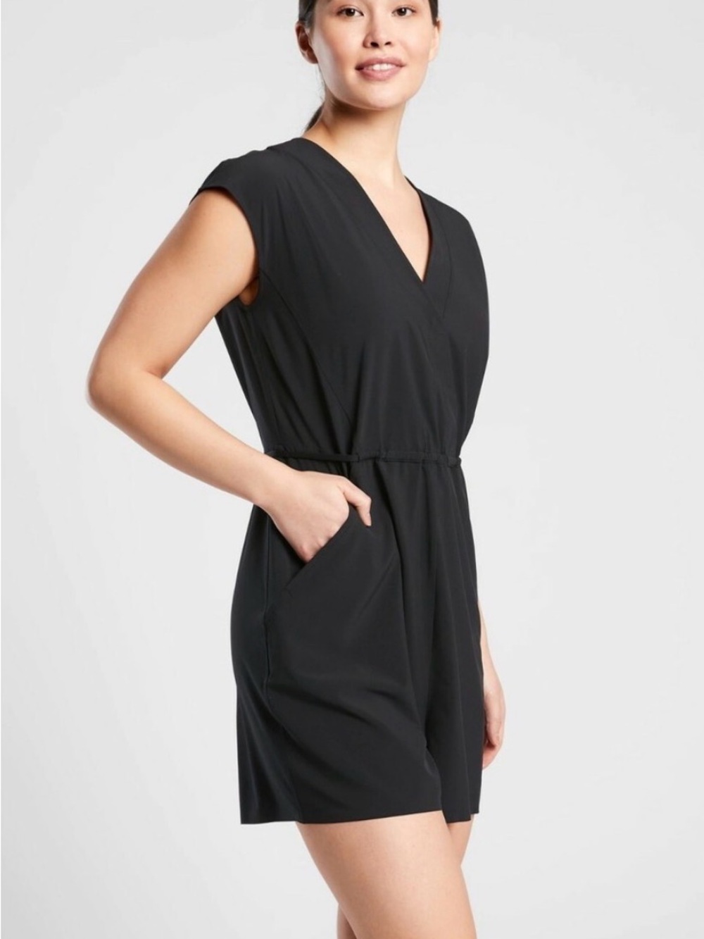 Athleta Marlow romper Black Large